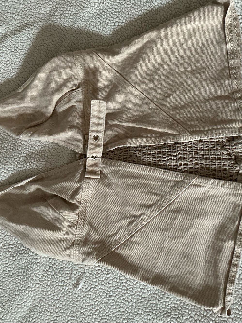 Fashion Nova Beige Crop Top